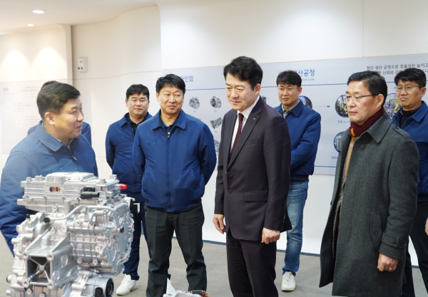 7일 홍순광 부시장이 자동차 산업 현장과 바이오·웰빙·연구 특구를 방문했다.