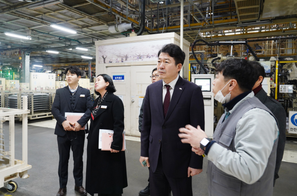 7일 홍순광 부시장이 자동차 산업 현장과 바이오·웰빙·연구 특구를 방문했다.