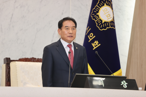 당진시의회, 제108회 임시회 개회식 모습