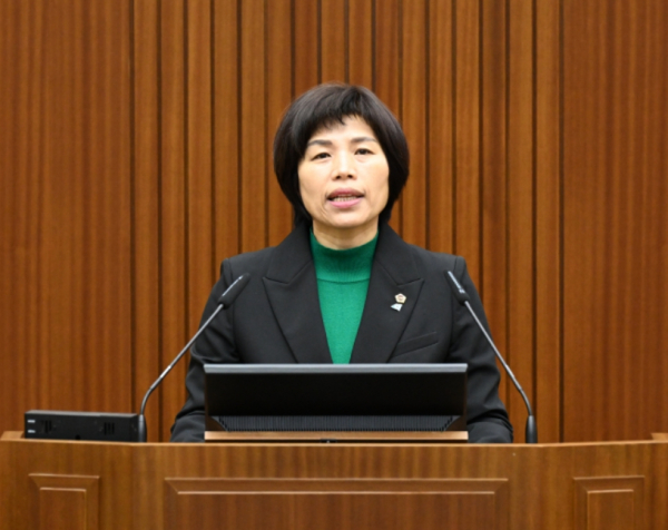 5분 발언하는 김현옥 세종시의회 의원