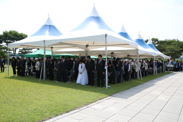 제69회 현충일 추념식 거행 모습