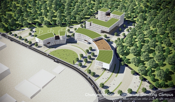 충남대 신동캠퍼스 조감도