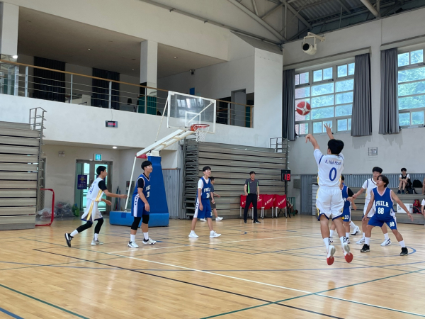 대전동·서부교육지원청 교육장배 학교스포츠클럽대회 성료_중등부 농구경기 사진