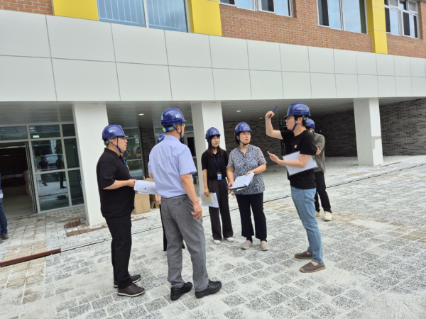 대전둔곡초중학교 개교준비 모습