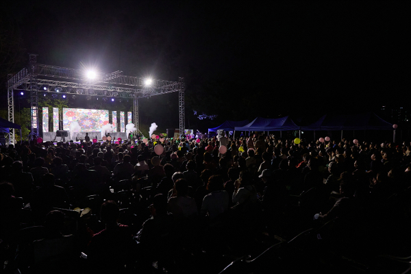 지난 21일 아트밸리 아산 제11회 보문사 희망음악회 진행 모습