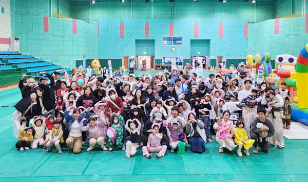 지난 9일 태안군민체육관에서 개최된 ‘아이키움터랜드로 놀러와’ 행사 모습.