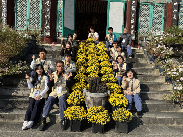 108배 후 단체사진