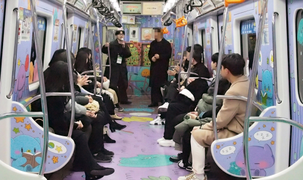 지난 19일 목요일 꿈씨테마열차에서 로맨스테이션 행사를 진행했다.