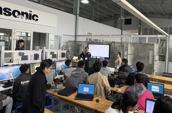 한국기술교육대 학생들 베트남서 기술교육 봉사 진행 모습