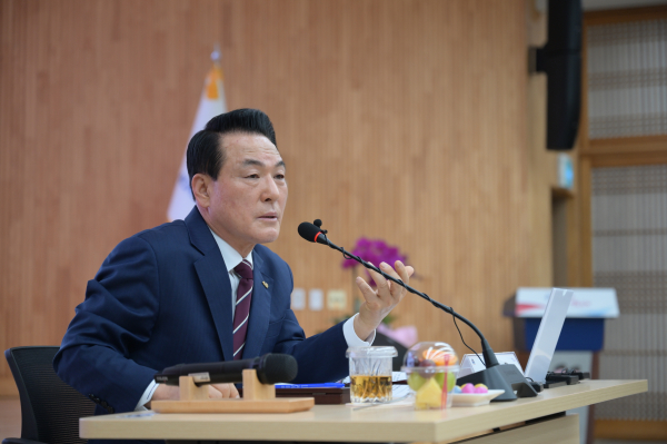 백성현 논산시장 신년 언론인 간담회