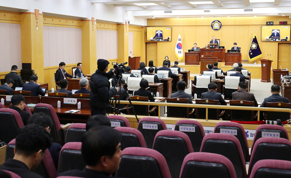 서산시의회, 제301회 임시회 마무리 모습