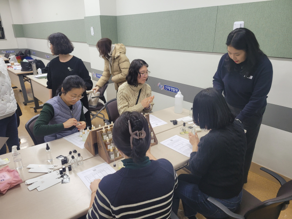 교육복지우선지원사업 실무자 직무연수 진행 모습