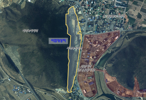 구 문경역과 중앙선 폐선(간현~판대) 개발사업 민간제안 공모 (위치도)