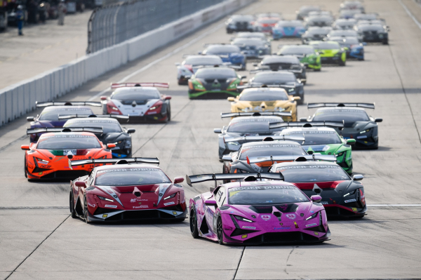 2024 시즌 람보르기니 슈퍼 트로페오 경기 장면