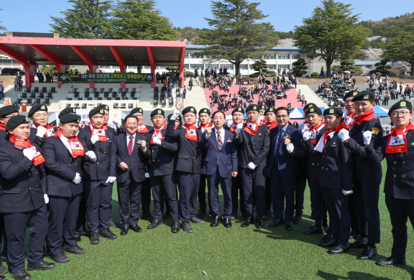 ‘2025년도 대전·충청·강원 권역 군(軍)특성화고 합동발대식’ 개최 기념사진