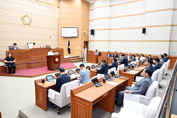 보령시의회, 제268회 정례회 개회식 모습
