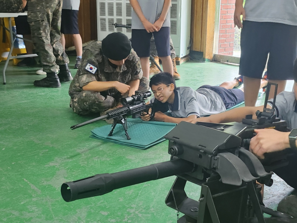 호국보훈의 달 '진로·직업 체험의 날’ 진행 모습