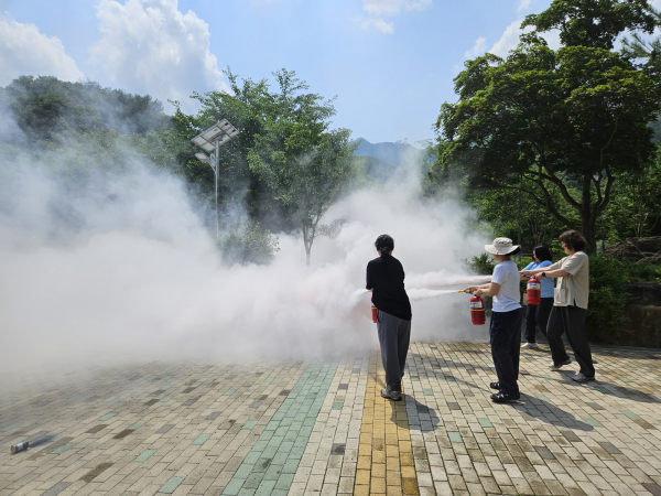 화재 대응 역량 강화를 위한 합동 소방훈련 진행