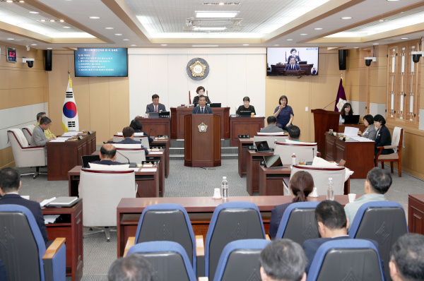 태안군의회, 제312회 제1차 정례회 폐회식 모습