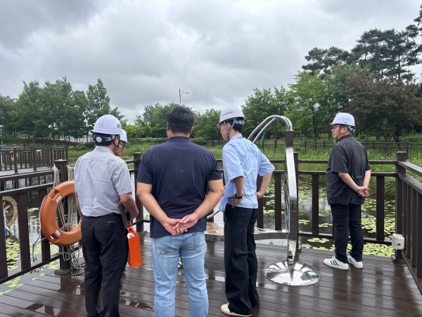 회의 이후에는 아산환경과학공원에 대한 현장 점검