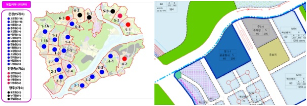 합강동(5-1생활권) 복합커뮤니티센터 위치도