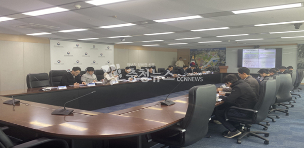 종합사업관리 조정회의 개최 모습