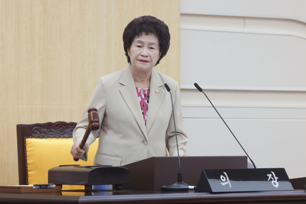 대전 동구의회 제287회 임시회 개회 (오관영 의장)