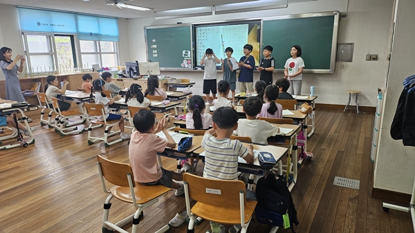 대전노은초 1학년 신입생 학교 적응 응원행사