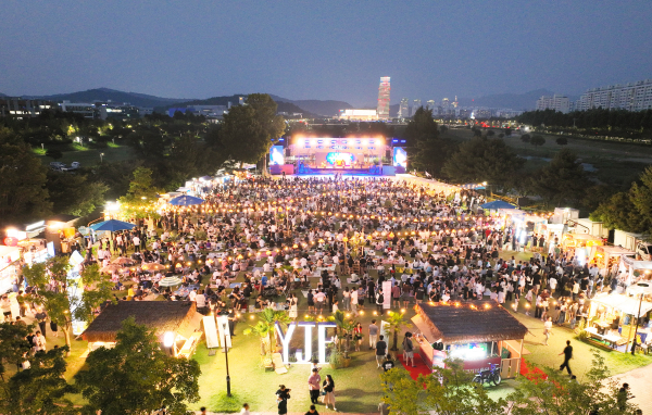 지난해 열린 유성 재즈&맥주 페스타 진행 전경