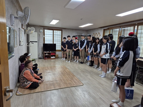 마을 어르신 방문