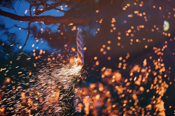 지난해 영평사 낙화축제 모습