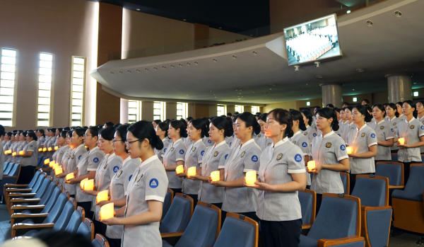 간호학과, ‘제15회 나이팅게일 선서식’ 개최 모습