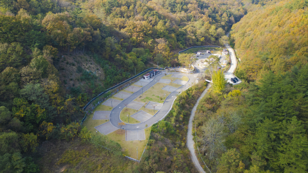 전월산캠핑장 전경