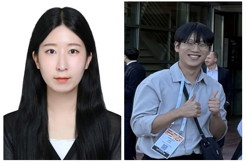 (좌) 김가연 학생(정보통신공학 4학년. 왼쪽)과 이준서 학생(컴퓨터공학부 3학년)