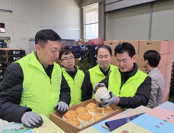 충남세종본부 임직원 일손돕기 진행 모습
