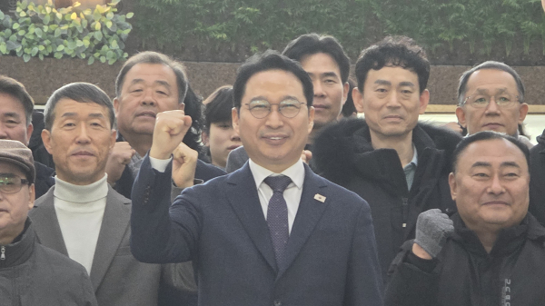 주정봉 더불어민주당 대전시당 부위원장이 오는 6·3 지방선거에 대전 서구청장 출마를 공식 선언했다.