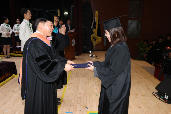 2025학년도 전기학위수여식 행사 개최 모습