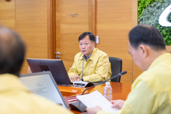 3일, 충남 태안 본사에서 이정복 사장 주재로 ‘중동정세 관련 상황 점검 회의’를 개최했다
