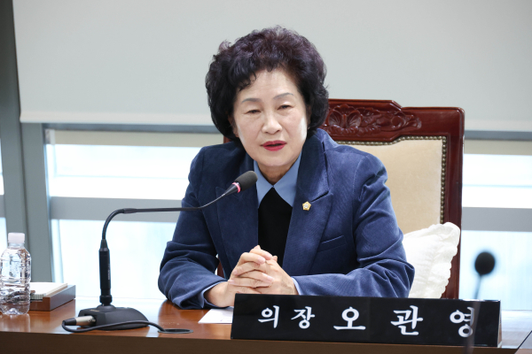 292회 임시회 전체의원 간담회(오관영의장)