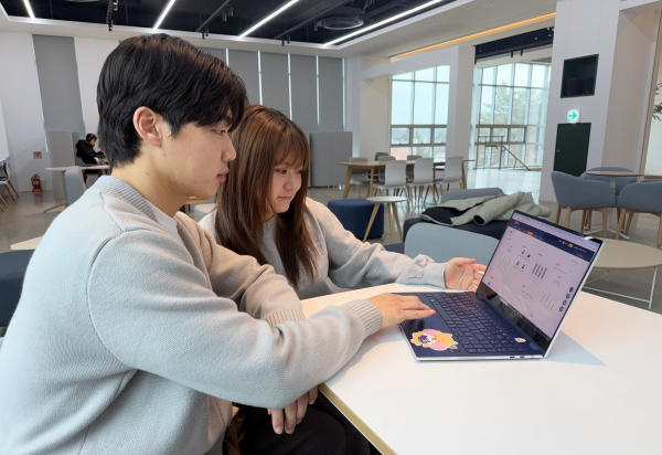 한국기술교육대학교 재학생이 K-LXP를 이용하고 있다