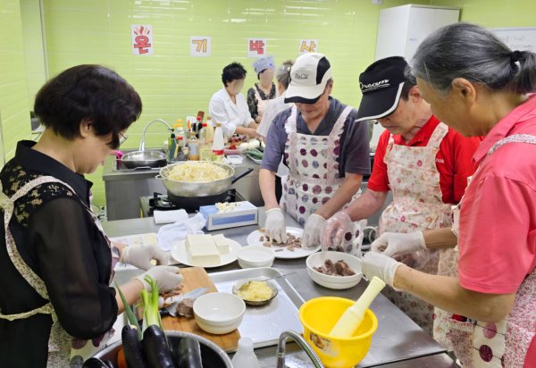 지난해 진행된 ‘온기밥상’ 사진