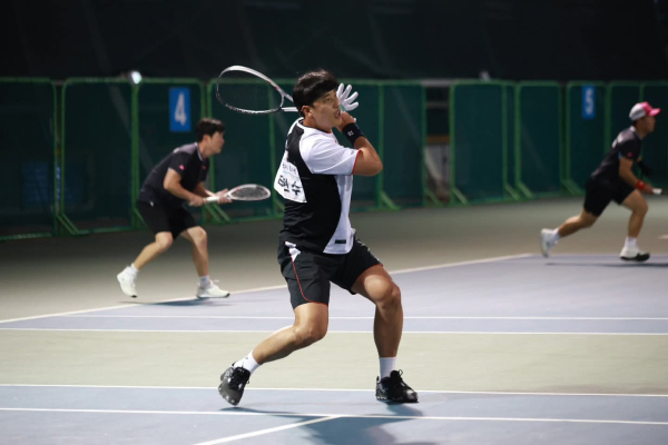 대전 동구청 소프트테니스팀 김현수 선수 경기 모습