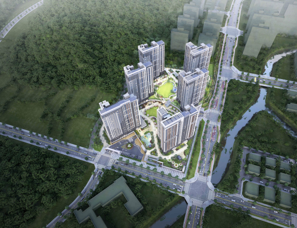 하대실 2지구 공동1블럭 조감도