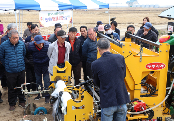 지난 16일 개최한 현장연시회 모습.