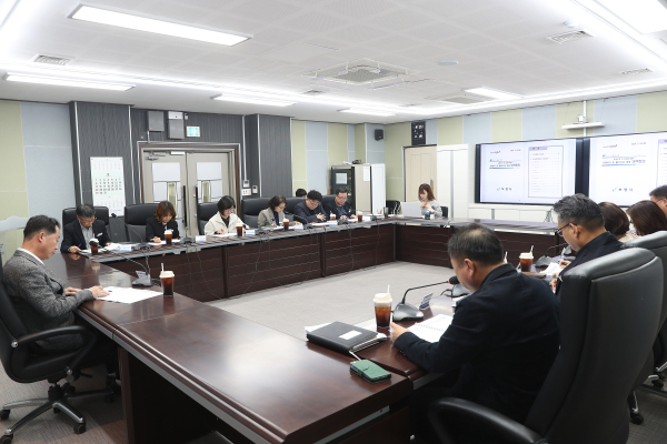 지난 26일, 국제유가 및 물가상승 대응 비상대책회의 개최 모습