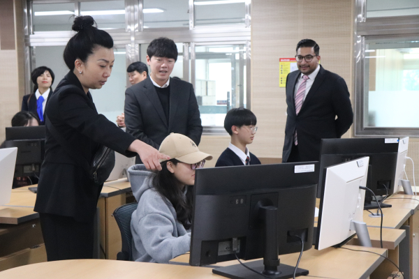 캐나다 쉐리던 칼리지와 국제교류 협력 진행 모습