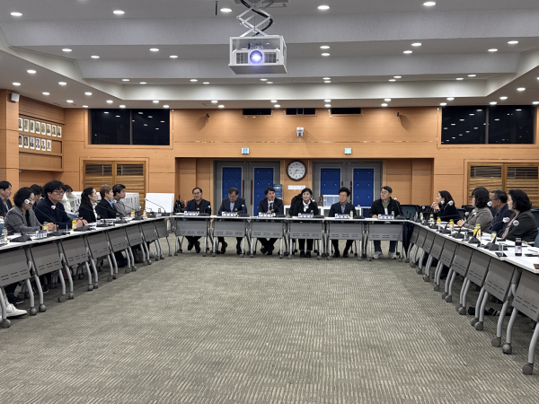 제6기 지역사회보장계획 수립 연구용역 착수보고회 개최 모습