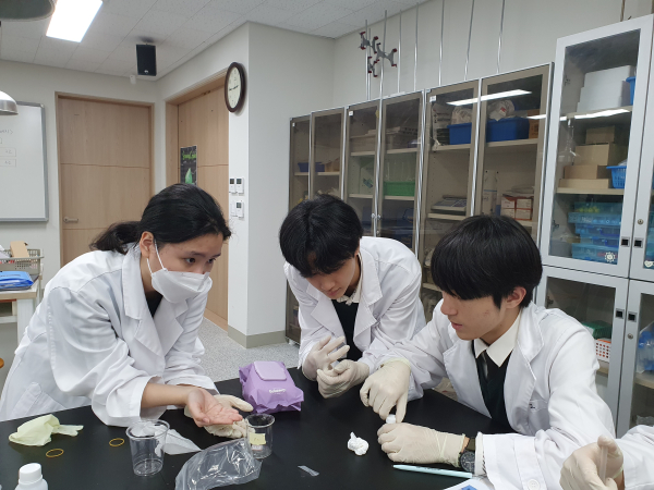 융합교육 클럽 활동(대덕고) 모습