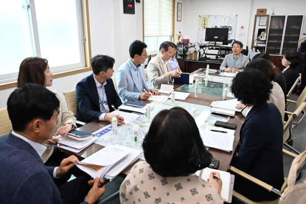 문인환 대전 중구 부구청장 주재, '구정 현안 점검회의' 사진