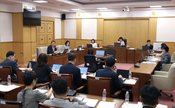 대전시의회 교육위원회 회의